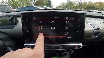 How to Enable or Disable Auto Airflow in Citroen C4 Cactus ( 2014 – 2021 )  | Auto Climate Control