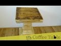 Make a nice coffee table from scrap wood (slat bed frame) // HOW TO // DIY Make a nice coffee table from scrap wood (slat bed frame) // HOW TO // DIY