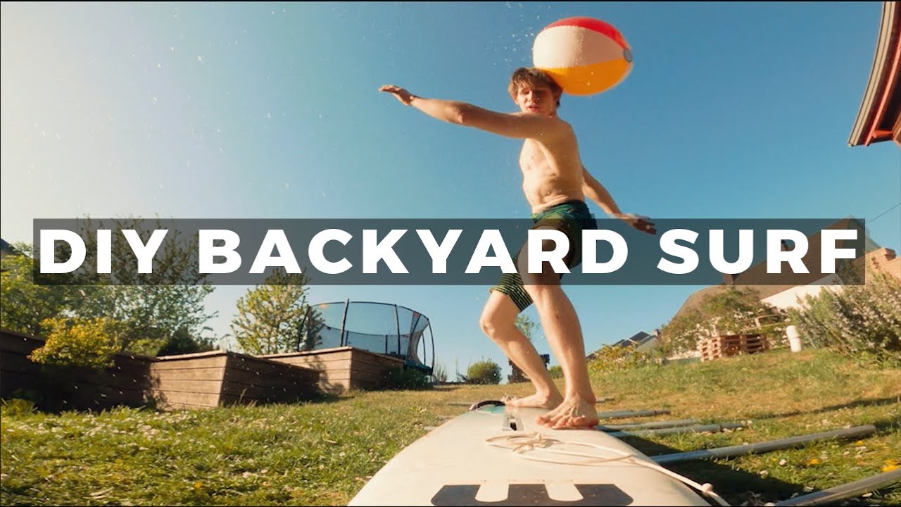 Surfing Through Quarantine Diy Backyard Surf Sticks And Flips 4 Youtube