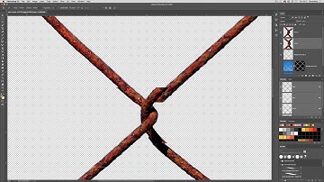 Concept Art - How to make a Chain Link Fence with Photoshop Patterns