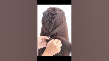 Easy & Simple Open Ponytail Hairstyle - Different Hairstyle #hairstyle #viral #new #trending #new
