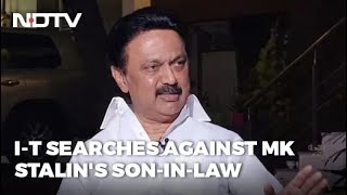 Tax Raids On DMK's MK Stalin's Son-In-Law, 4 Places In Chennai Searched