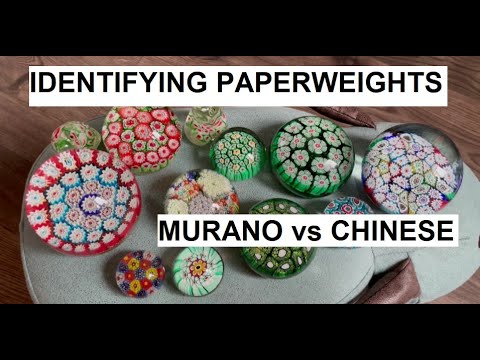 How to ID Paperweights 2- Murano vs Chinese