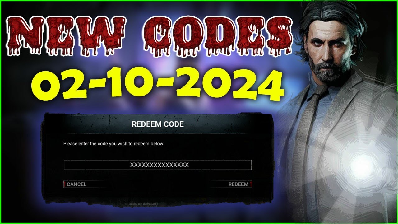 DEAD BY DAYLIGHT NEW CODE 2024 DBD CODES DEAD BY DAYLIGHT