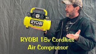 Ryobi Portable Cordless Air Compressor 18v | P739