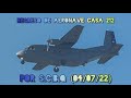 Regreso de una aeronave CASA 212 por S.C.B.Q (04/07/22)