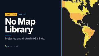 We Deleted #D3 & #TopoJSON And Built The Map Ourselves