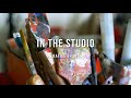 In the studio with rafiee ghani  the artists studio    g13 gallery