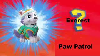 Whos That Paw Patrol? Its Everest