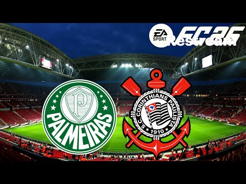 PALMEIRAS X CORINTHIANS BRASILEIRAO SERIE A 2026 SIMULAÇÃO FUTEBOL EA FC 26
