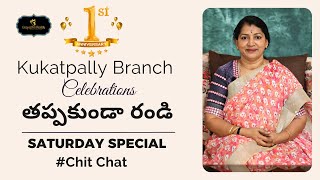 # Weekend Special Chit Chat @ 1ST Anniversary Celebrations Kukatpally Store | Gayathri Reddy | screenshot 1