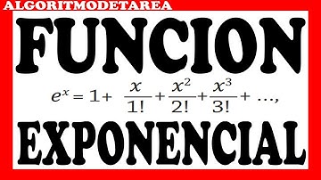 Algoritmo para obtener una funcion exponencial