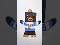 How to draw Pecola Step by step #shorts #cartoon