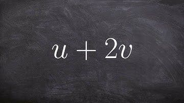 Graphing and adding two vectors to find the resultant vector