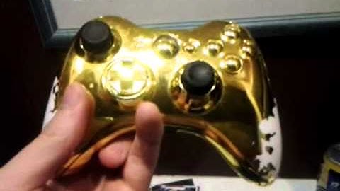 Gold chrome modded controller | Controller Chaos