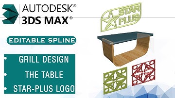 28-3ds max Examples of Editable Spline