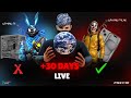 FREE FIRE LIVE  30 DAY CHALLENG ||  DAY - 3 #shortsfeed
