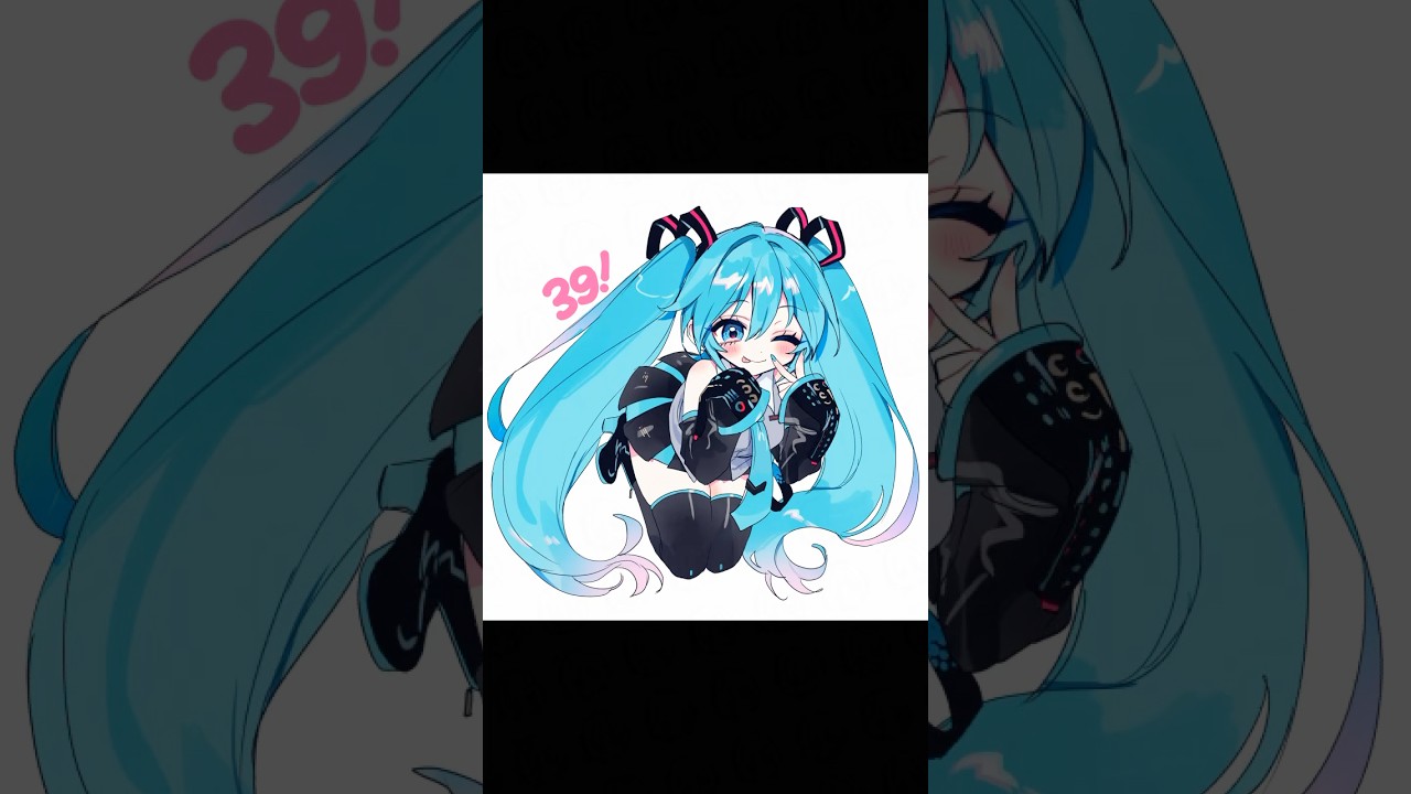 V6ミクさん　#shorts #イラストメイキング #初音ミク