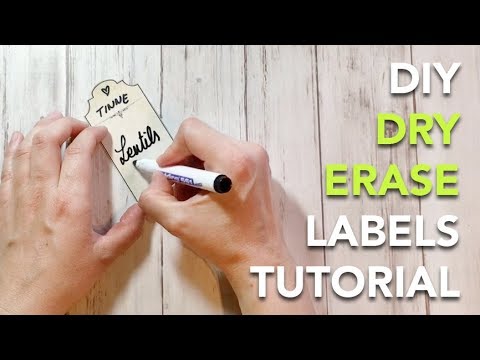 How to make DIY Stickers (Using Dry Erase Markers!)