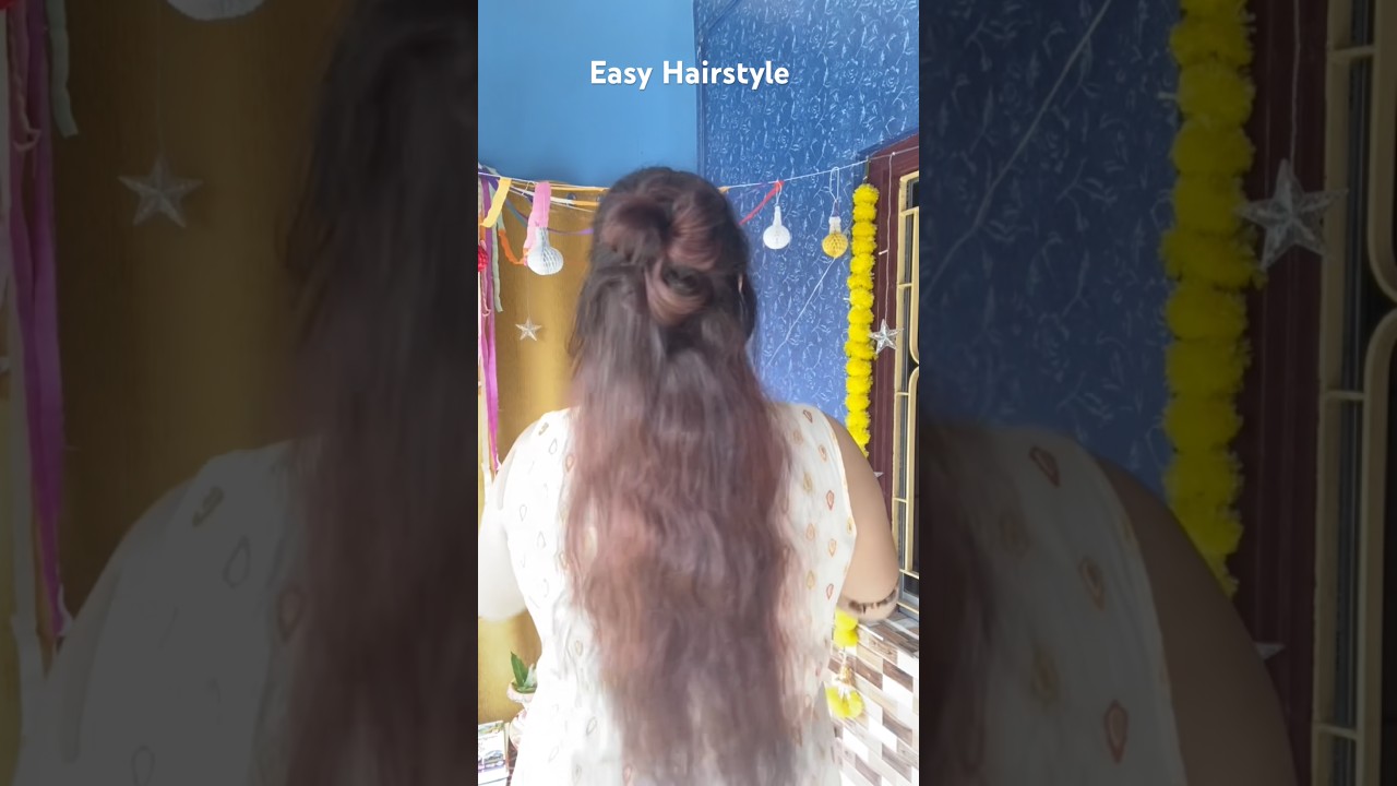 K-pop / Chinese Idols Messy bun hairstyle Tutorial 🇮🇳🇨🇳🇰🇷 