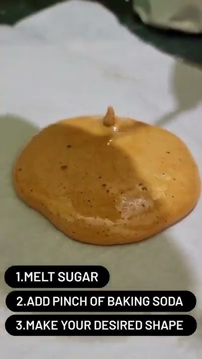 How to make infamous squid game Sugar candy I Dalgona Candy - YouTube