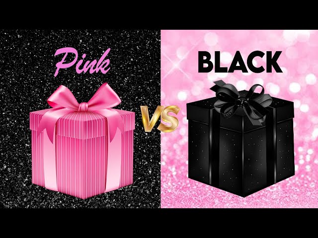 Black VS Pink 💗🖤 CHOOSE YOUR GIFT 🎁/ ELIGE TU REGALO class=