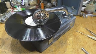 Патефончик (компакт).(restoration of the gramophone box )