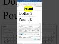 MS Word Currency Symbol Shortcut | শর্টকাটে Currency Symbol ব্যবহার করুন  #excel #exceltips #msword