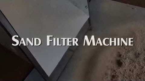 SAND FILTERING MACHINE || PROJECT VIDEOS || 2020 || ENGINEERING WORKS ||