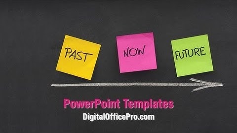 Past Present Future PowerPoint Template Backgrounds - DigitalOfficePro #04063W