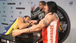 Arm Wars | Armwrestling | Girard SUI v Nannestad SWE