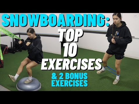 Top 10 Gym Exercises For Snowboarders | Best Exercises To Do For Snowboarding