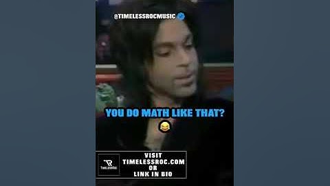 Prince Explains Mariah Carey