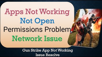 How to Fix Gun Strike App Not Working | Not Open
