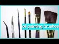 MY FAVORITE OIL PAINTING BRUSHES