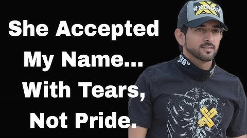 She Accepted My Name… With Tears, Not Pride | Sheikh Hamdan | Fazza Prince of Dubai | Fazza Poems