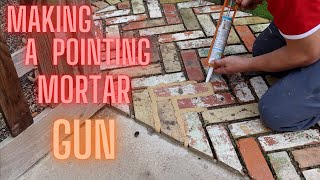 diy pointing mortar gun for repointing brickwork