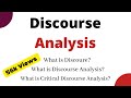 Discourse | Discourse Analysis | What is Critical Discourse Analysis in Hindi | Skillz Learners