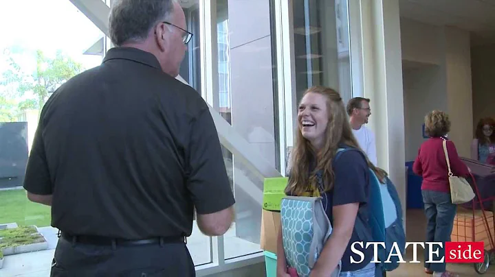 President Flanagan at Illinois State move-in