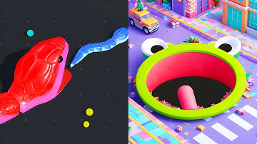 Hole.io vs Snake Clash.io - (All Max Level, ASMR Game), New Update 