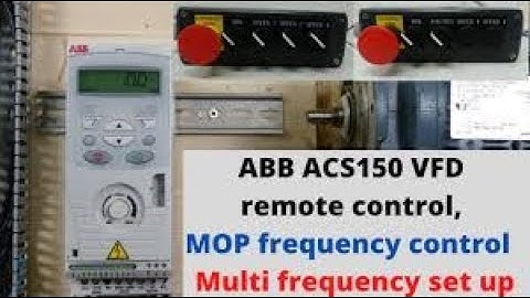 abb vfd multi speed selection.