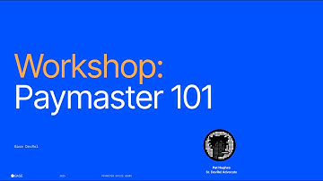 Coinbase Developer Platform | Base Paymaster Workshop | March 21, 2025