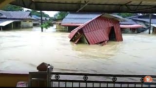 More than 55,000 victims evacuated due to severe flooding in Malaysia!