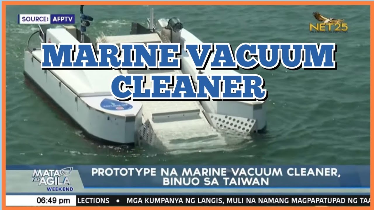 Prototype na marine vacuum cleaner, binuo sa Taiwan YouTube