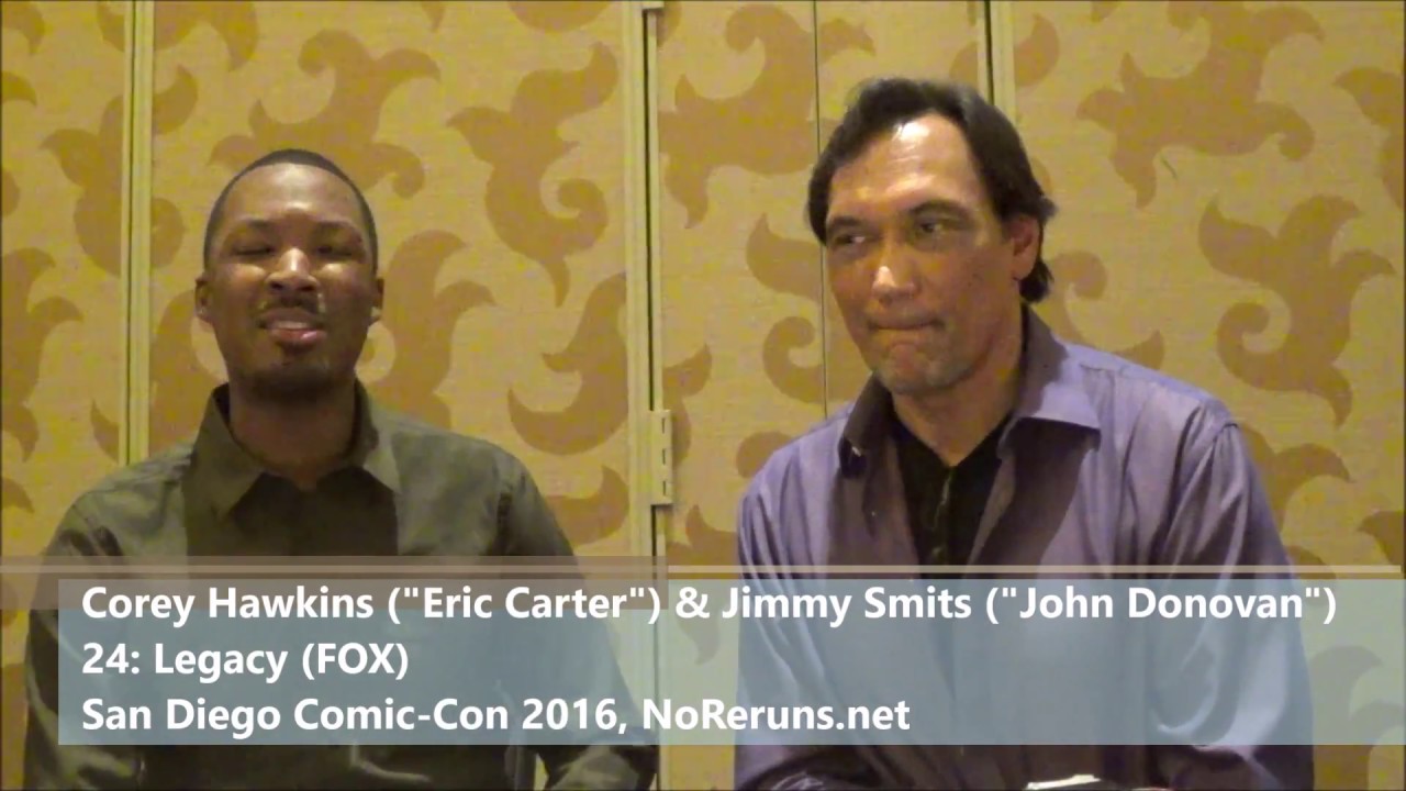 24 Legacy Q A With Corey Hawkins Jimmy Smits Sdcc 16 Youtube