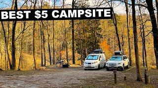 Best $5 Campground In Alabama | Vanlife Is Possible With Amazing Views Like These