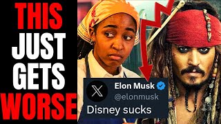 Disney Gets DESPERATE With Black Female Pirates Of The Caribbean Reboot | Elon Musk SLAMS Disney!