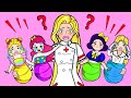 Paper Dolls Dress Up 🔴 Costume Rapunzel Dream Nurse Daughter Dress 🔴 Barbie Story & Crafts