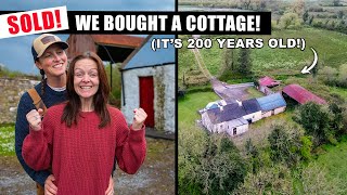 FULL HOME TOUR of our 200 YEAR OLD STONE COTTAGE and LAND. (Moving to Ireland)