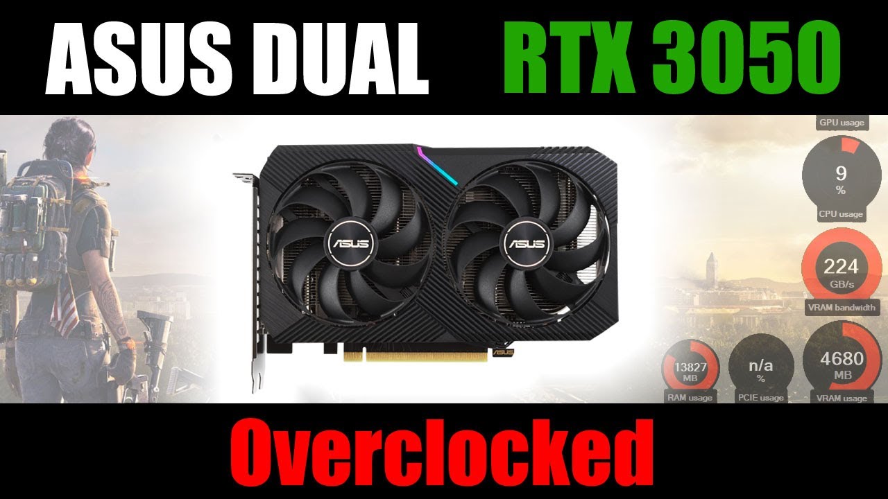 Asus DUAL RTX 3050 O8G | Overclocked